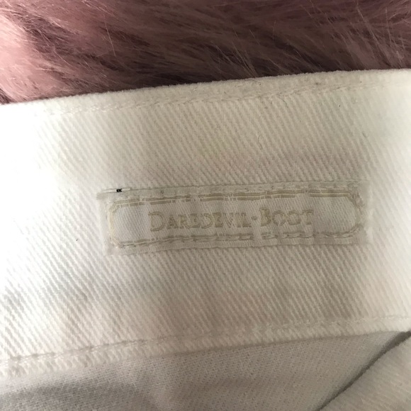 White Guess Jeans - Daredevil boot - Picture 2 of 5